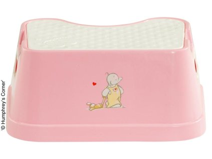 Bebe-Jou Dětské Protiskluzové stupátko Humphreys růžové (Vzor Humphrey)