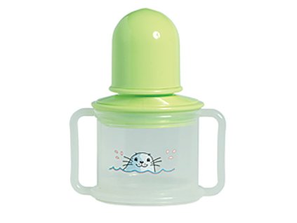 Bebe-Jou Nekapací hrneček Bébé-Jou limetka (Vzor Joupy)