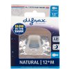 Dudlík Difrax svítící ve tmě Natural 12+ (Materiál silikonové, Druh dudlíky, velikost 12-18 měsíců)