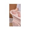 Bebe-Jou Lehátko do vaničky Bébé-Jou Pale Pink (Barva růžové, Vzor Pale Pink, Druh Dětské koupací lehátko)