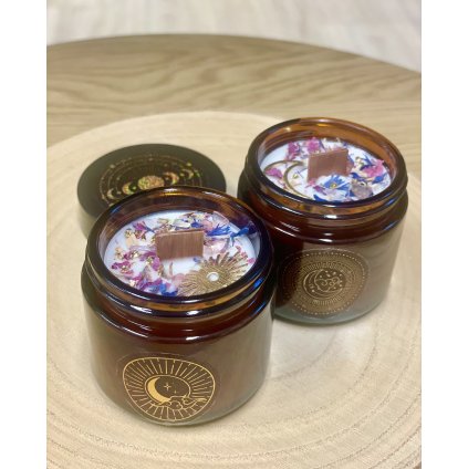 YESKINYE Sójová vonná svíčka- hřebíček, borovice 1 ks