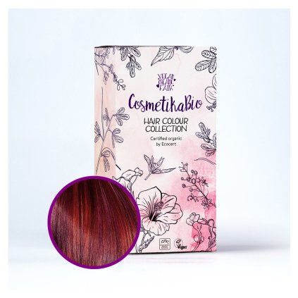 COSMETIKABIO 100% přírodní barva na vlasy Burgundy 100 g