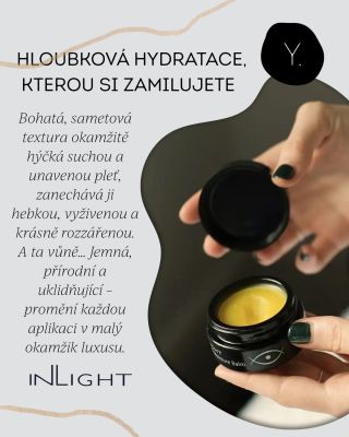 ✨ Hloubková péče, kterou si vaše pleť zaslouží. Inlight Bio hydratační balzám je plný vzácných přírodních ingrediencí,...