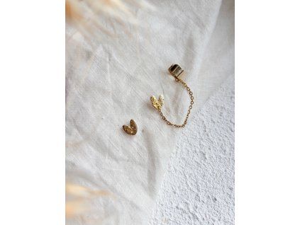 Ear Cuff pecky zlaté