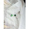 Ear Cuff pecky stříbrné