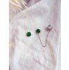 Ear Cuff pecky stříbrné