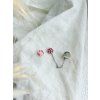 Ear Cuff pecky stříbrné