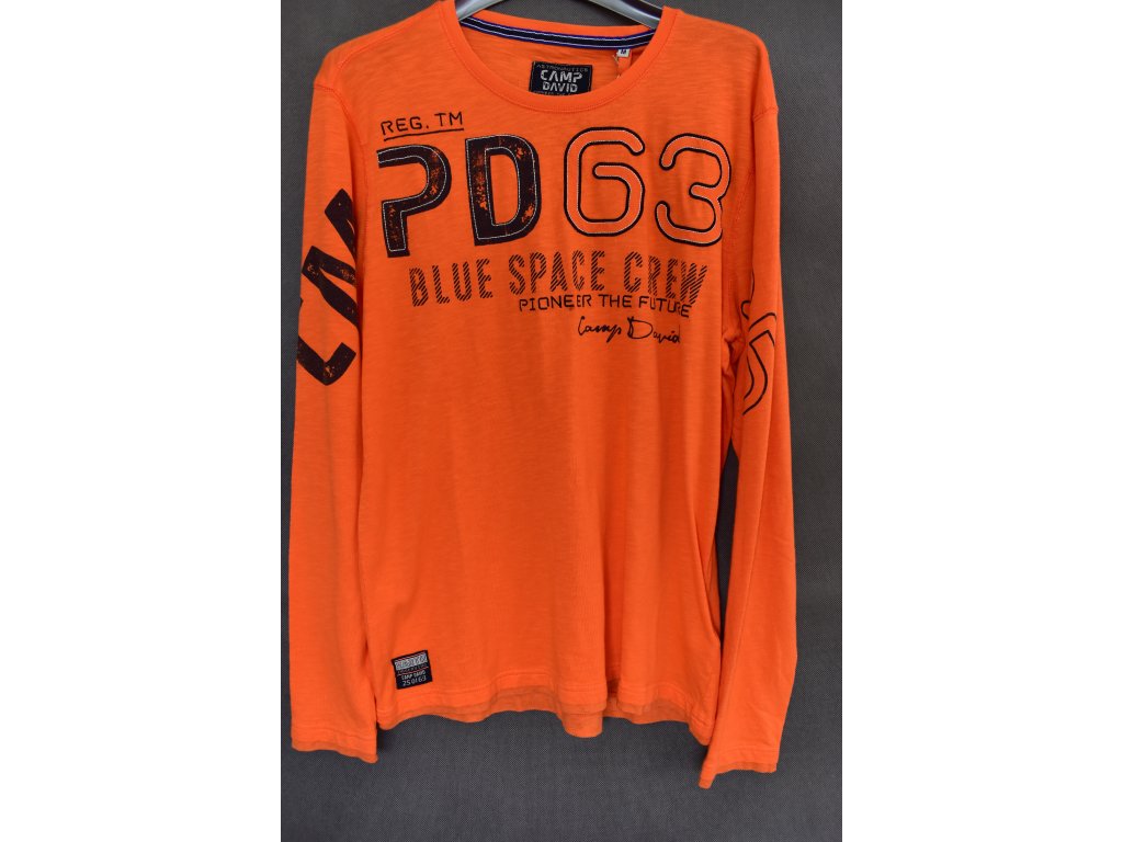 Tričko Camp David Space Flight Mission Orange