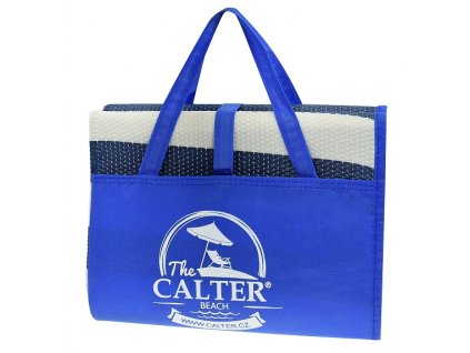 Plážová podložka CALTER® - taška, plastová, modrá