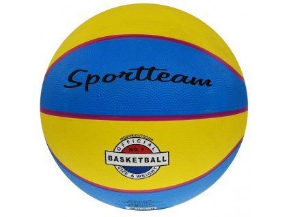 Basketbalový míč SPORTTEAM® žluto-modrý