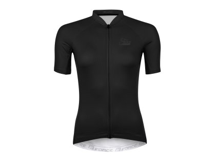 dres FORCE PURE LADY kr. rukáv, černý (Velikost XS)