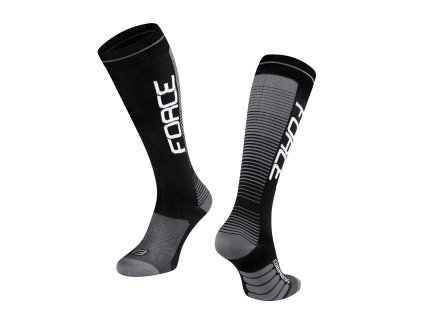 ponožky F COMPRE, černo-šedé