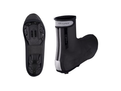 návleky treter FORCE PU DRY MTB, černé