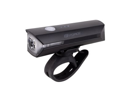 světlo přední FORCE FLUX 550LM USB, černé