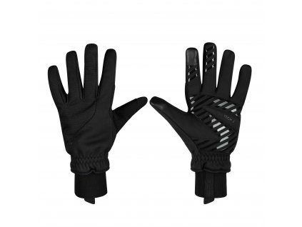 rukavice zimní FORCE ULTRA TECH 2, černé L