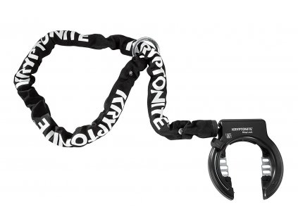 Zámek KRYPTONITE Ring Lock - Non-Retractable with 5.5 mm Chain, 120cm Plug In