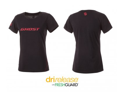 Dámské funkční tričko GHOST Black/Red