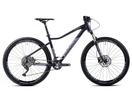 GHOST Lanao Advanced 27.5 Black/Pearl Purple Matt (Varianta XS, Minimální výška jezdce 145 cm, Maximální výška jezdce 160 cm)