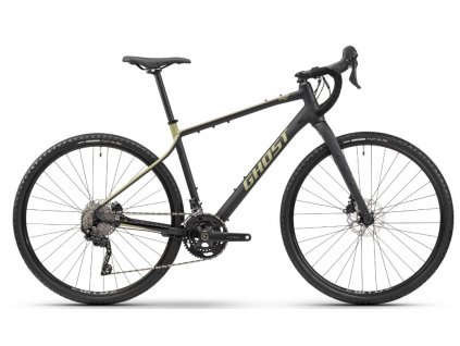 GHOST Asket Essential AL Black/Green (Varianta XS, Minimální výška jezdce 153, Maximální výška jezdce 165 cm)