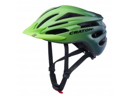 Dětská helma CRATONI Pacer Lime/Green Matt  (50-55cm)