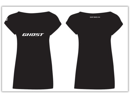 Dámské triko GHOST Logo Black/White