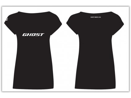 Dámské Triko GHOST Logo Black/White