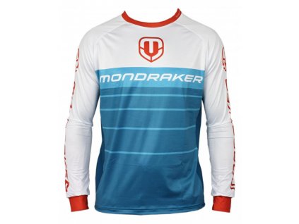 dres MONDRAKER Enduro/Trail Jersey long, petroleum/white/red