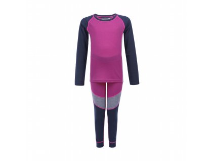 COLOR KIDS Ski underwear, colorblock, festival fuchsia, AKCE