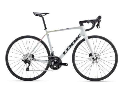 LOOK 785 Huez 2 Disc 105 Pro Team White Satin Shimano Wh-RS171 (Varianta XS, Minimální výška jezdce 155 cm, Maximální výška jezdce 166 cm)