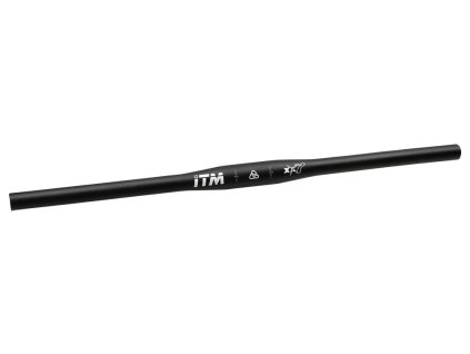 řídítka ITM XX7 MTB rovná 31,8/620 mm, Al, černá (Varianta materiál: hliník, průměr řidítek: 31,8, typ: rovné, šířka: 620)