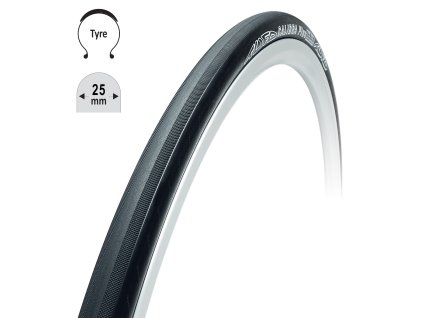 plášť TUFO Calibra Plus 25 700x25C, kevlar, černý (Varianta použití: Road, rozměr: 700C, typ: patka - kevlar, šířka: 25 mm)