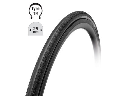 plášť TUFO Comtura 5TR25, 700x25C, kevlar, bezduš. (Varianta použití: Road, rozměr: 700C, typ: Tubeless Ready, šířka: 25 mm)