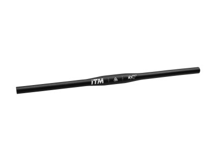 řídítka ITM XX7 MTB rovná 31,8/720 mm, Al, černá (Varianta materiál: hliník, průměr řidítek: 31,8, typ: rovné, šířka: 720)