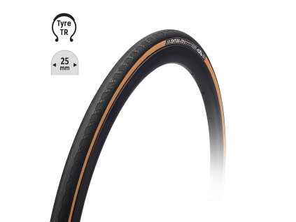 plášť TUFO Comtura 4TR25, 700x25C,kevlar,bezduš.,b (Varianta použití: Road, rozměr: 700C, typ: Tubeless Ready, šířka: 25 mm)
