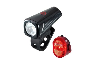 světla SIGMA BUSTER150/NUGGET II, přední+zadní (umístění přední a zadní, baterie USB dobíjecí, svítivost větší než 110LM)