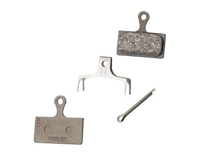 destičky brzdové SH G05S polymerové, s pružinkou (určení pro SHIMANO, materiál polymer/organické, chladič ne)