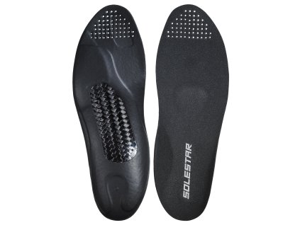 vložky treter SOLESTAR BLK, karbonové, černé 41