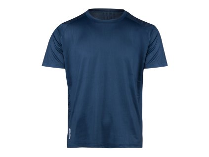 dres FORCE MTB MOUNT krátký rukáv, tm. modrý 3XL