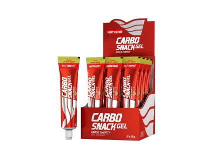 Carbosnack Gel, tuba, 12x 50 g box, zelené jablko (typ energie a sacharidy, použití během výkonu, určení doplnění energie)