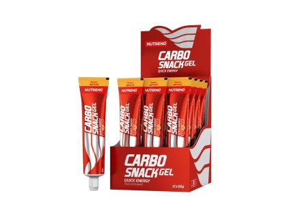 Carbosnack Gel, tuba, 12x 50 g box, meruňka (typ energie a sacharidy, použití během výkonu, určení doplnění energie)