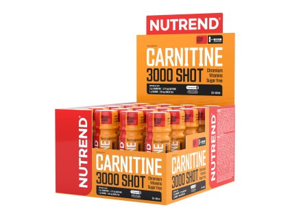 Carnitine 3000 Shot, 20x 60 ml box, jahoda (určení příprava na sport, typ shoty, použití před výkonem)