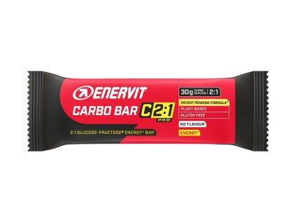 Carbo Bar C2:1, tyčinka, 45 g bez příchuti (určení doplnění energie, typ tyčinky, použití během výkonu)