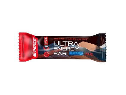 Ultra Energy Bar, tyčinka, 50 g datle-mandle-kakao (určení doplnění energie, typ vitamíny a minerální látky, použití před výkonem)