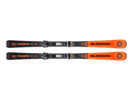 BLIZZARD Firebird WRC + XCELL 14 DEMO, orange/black, 25/26 (Varianta Velikost 175 cm)