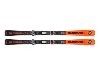 BLIZZARD Lyže set BLIZZARD Firebird SRC + XCELL 14 DEMO, orange/black, 25/26 (Varianta Velikost 160 cm)