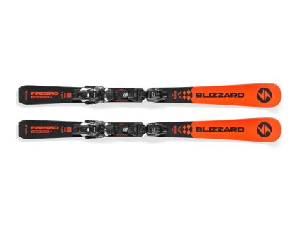 BLIZZARD BLIZZARD Firebird COMP. JR + FDT JR 4.5, orange/black, 25/26 (Varianta Velikost 120 cm)