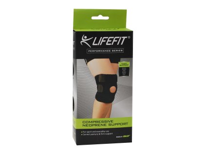 Neoprenová bandáž LIFEFIT® BN304 Koleno otevřené s výztuhou