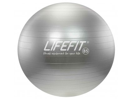 Gymnastický míč LIFEFIT® ANTI-BURST 85 cm, stříbrný