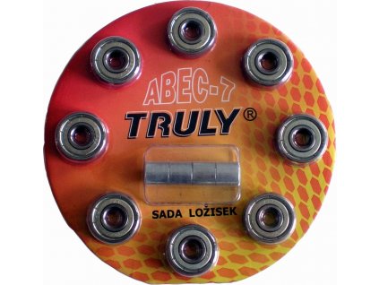 Sada ložisek TRULY® ABEC 7 - Carbon/8ks