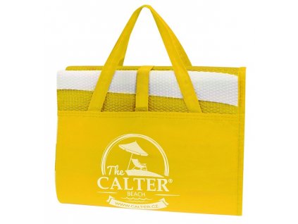 Plážová podložka CALTER® - taška, plastová, žlutá